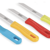 Rena Germany - Knife - Kitchen Knives - Multi Color - Stainless Steel - 4PC Set
